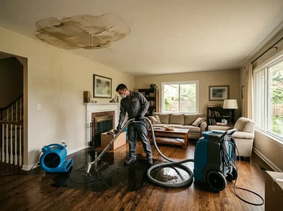 attic-pipe-burst-ceiling-drip-008 — frequently asked questions, Water Damage Restoration & Carpet Care in Paducah, KY